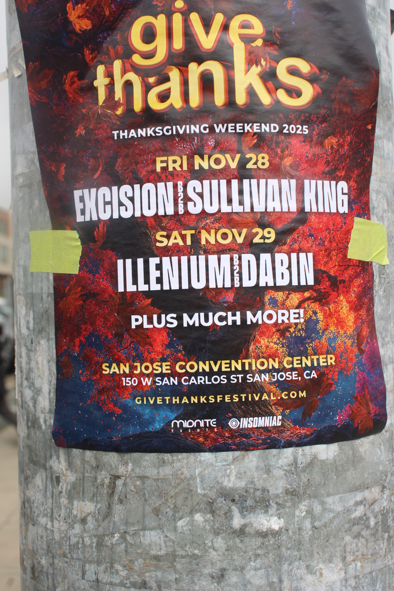 Give Thanks Rave Give thanks in November, San Francisco, October 2025 – Zonta Photos